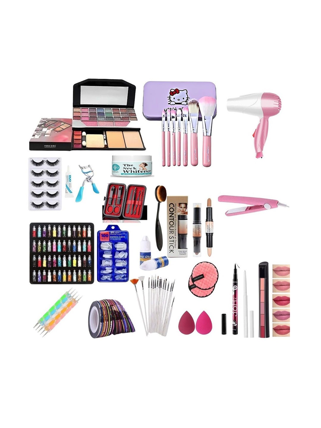 

Lenon Set of 25 Make-up & Grooming Kit, Multi