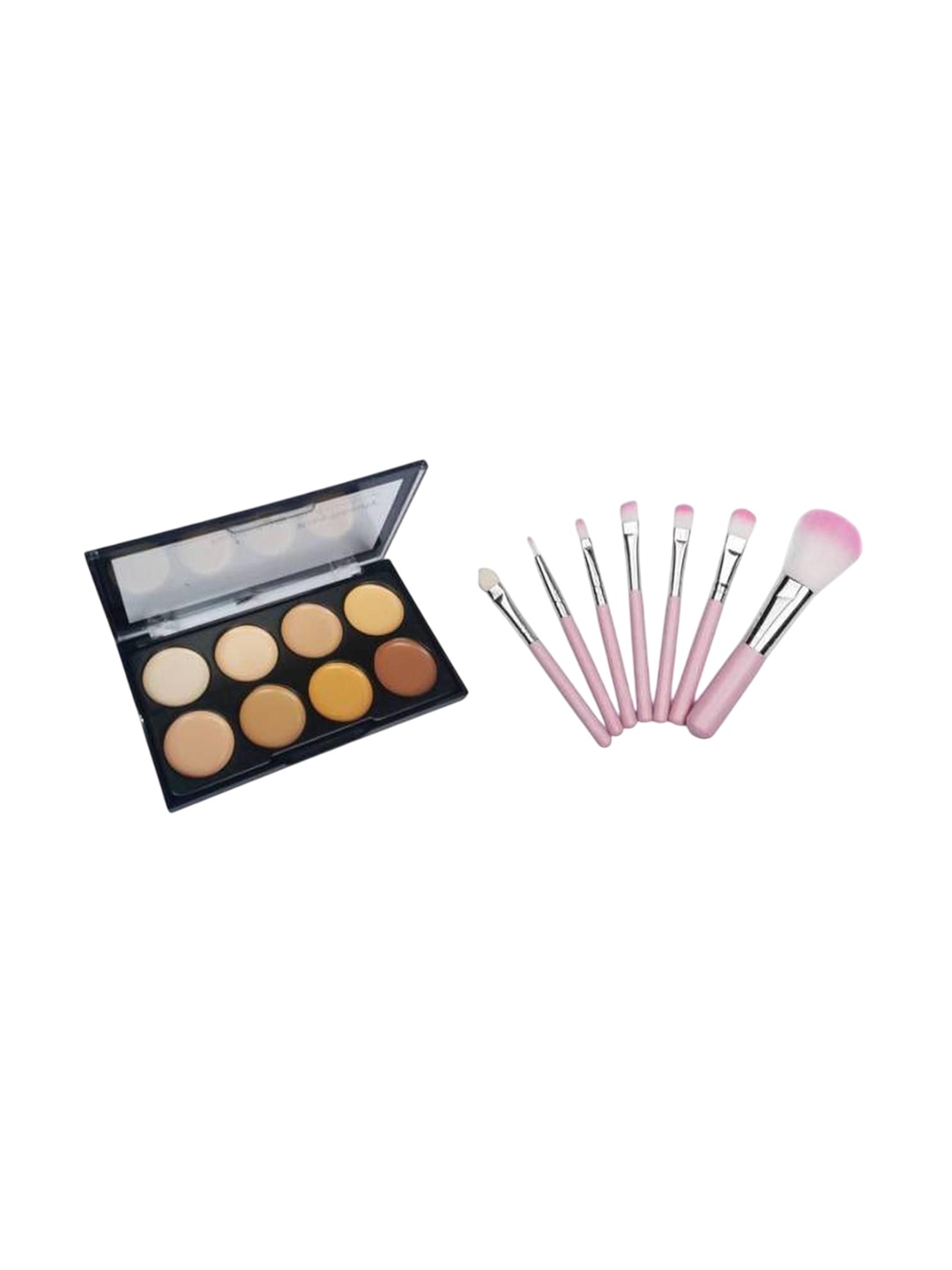 

Lenon Set of 8 Concealer & Makeup Brush, Nude