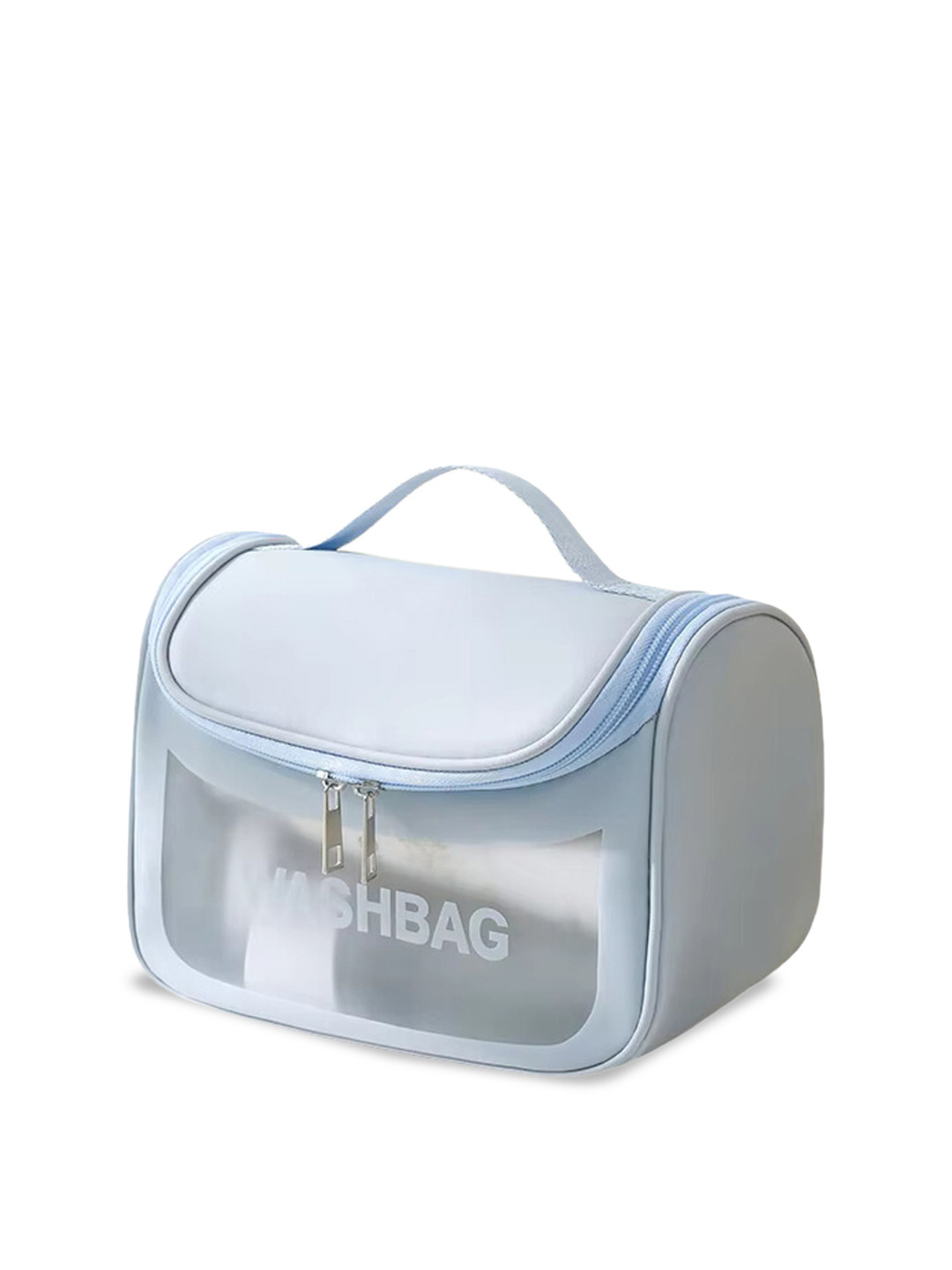 

ALLURE Solid Cosmetic Pouch Travel Accessory, Blue