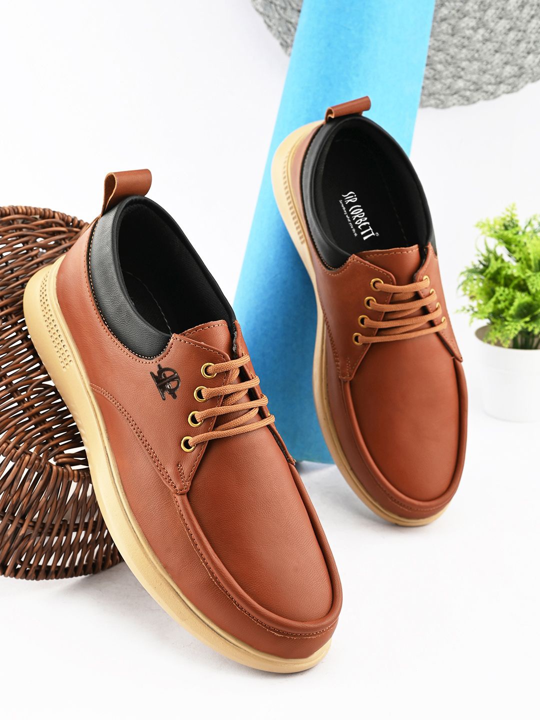 

Sir Corbett Men Lace-Ups Derbys, Beige