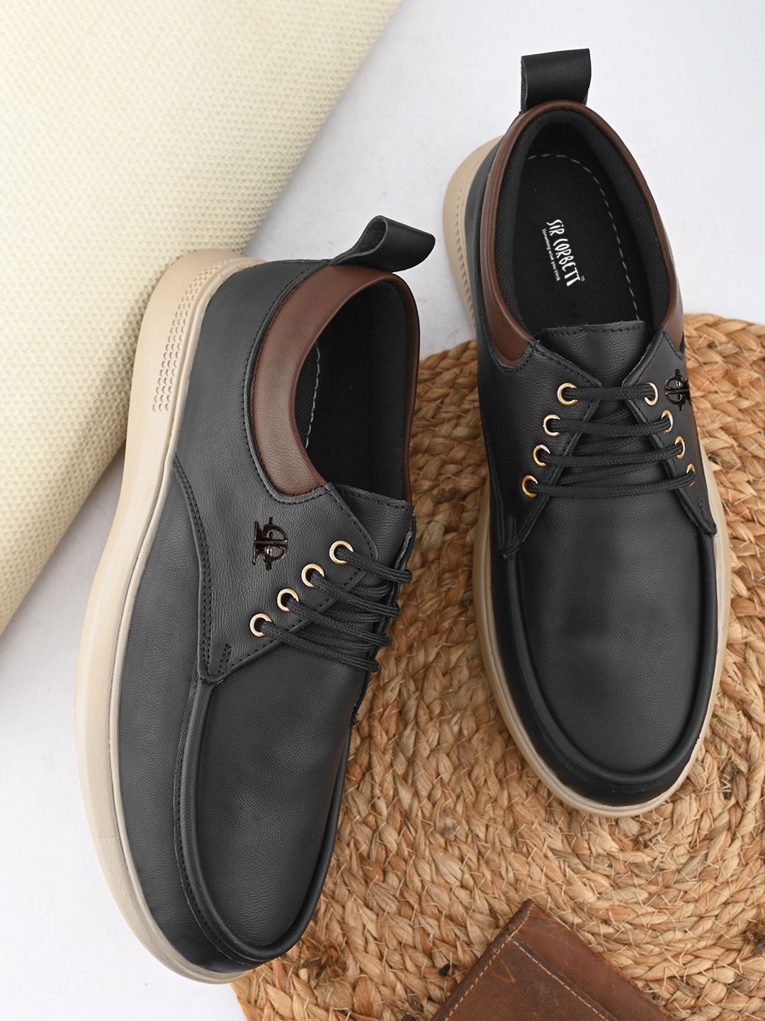 Sir Corbett Men PU Derbys, Black