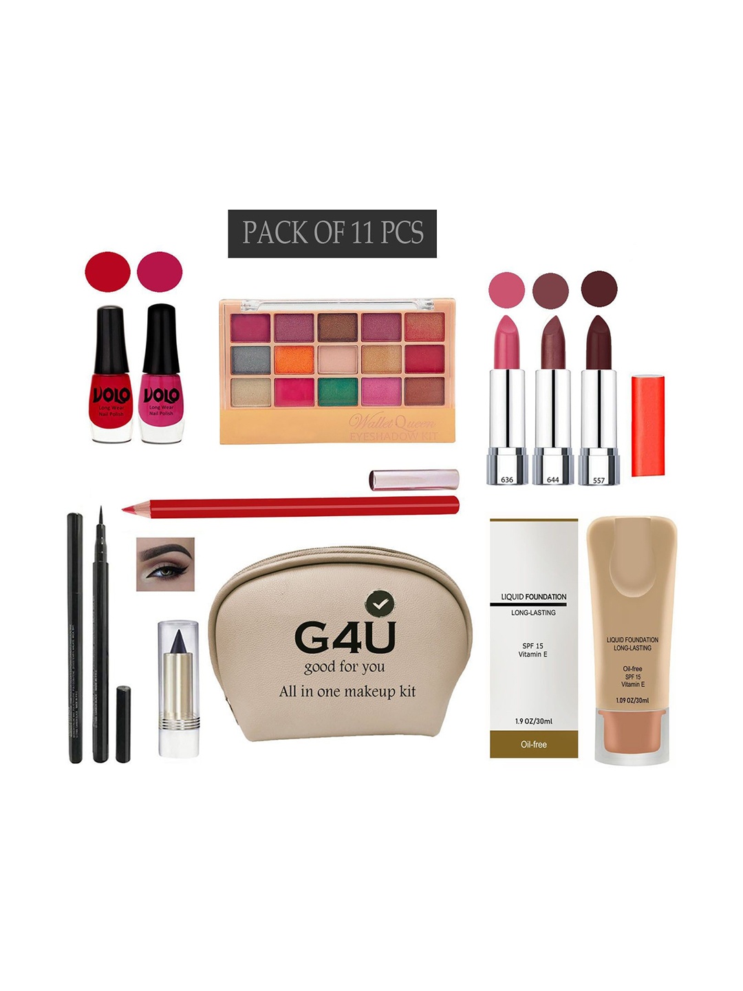 

G4U All in one makeup kit 15J2021A84, Multi