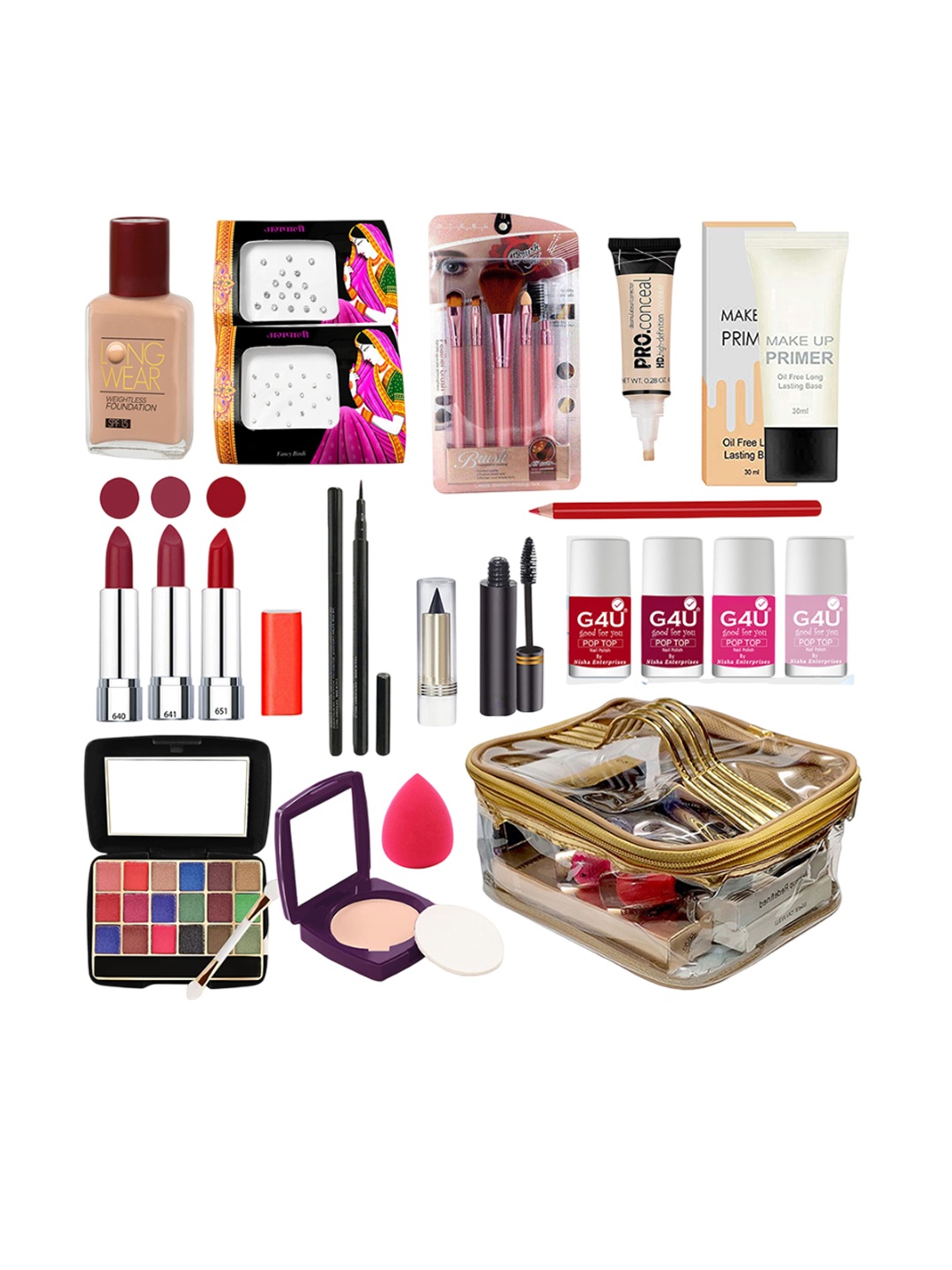 

G4U All In One Makeup Kit for Women Full Kit,Multipurpose Makeup Sets 22D22A10, Multi