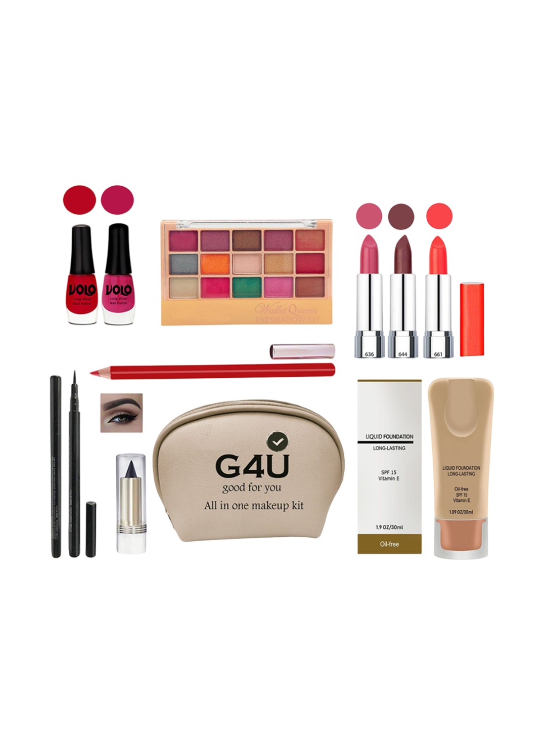 

G4U All in one makeup kit 20J2021A33, Multi