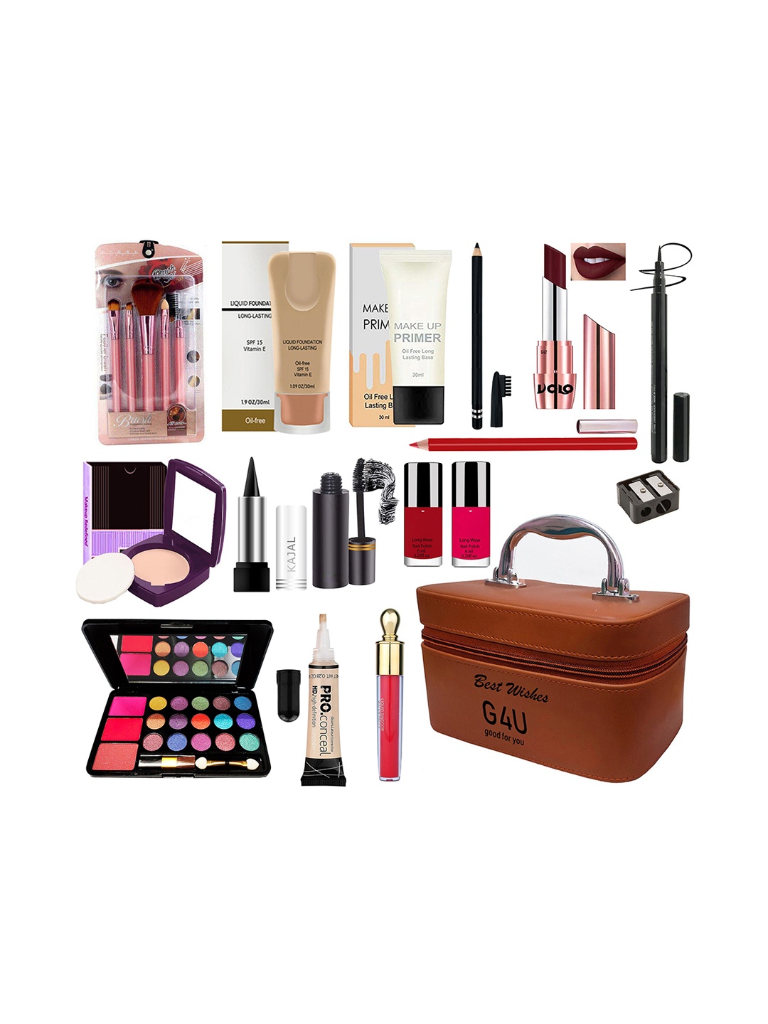 

G4U All In One Makeup Kit For Women 9N2020A16, Multi