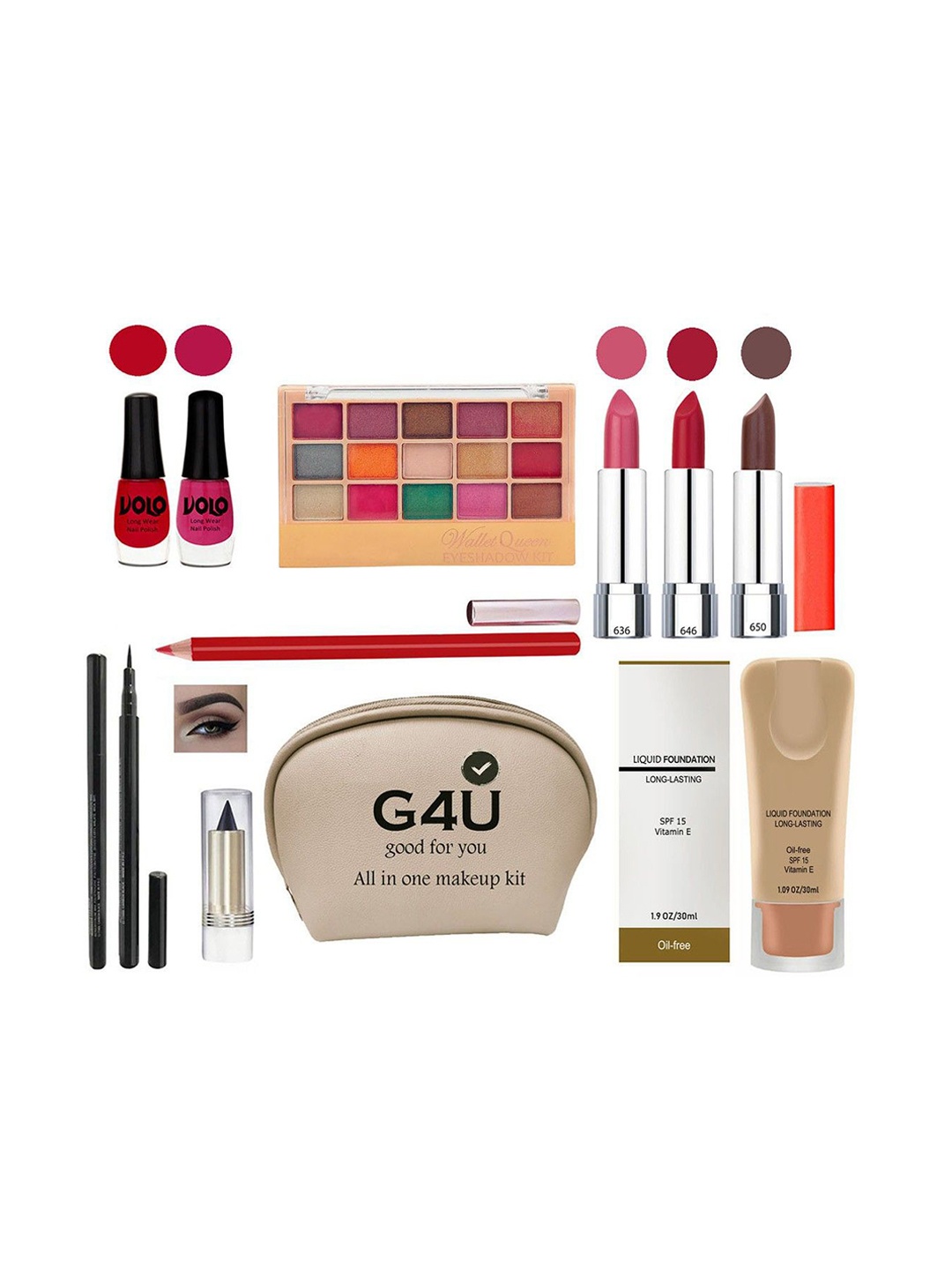 

G4U All in one makeup kit 21012021A27, Multi