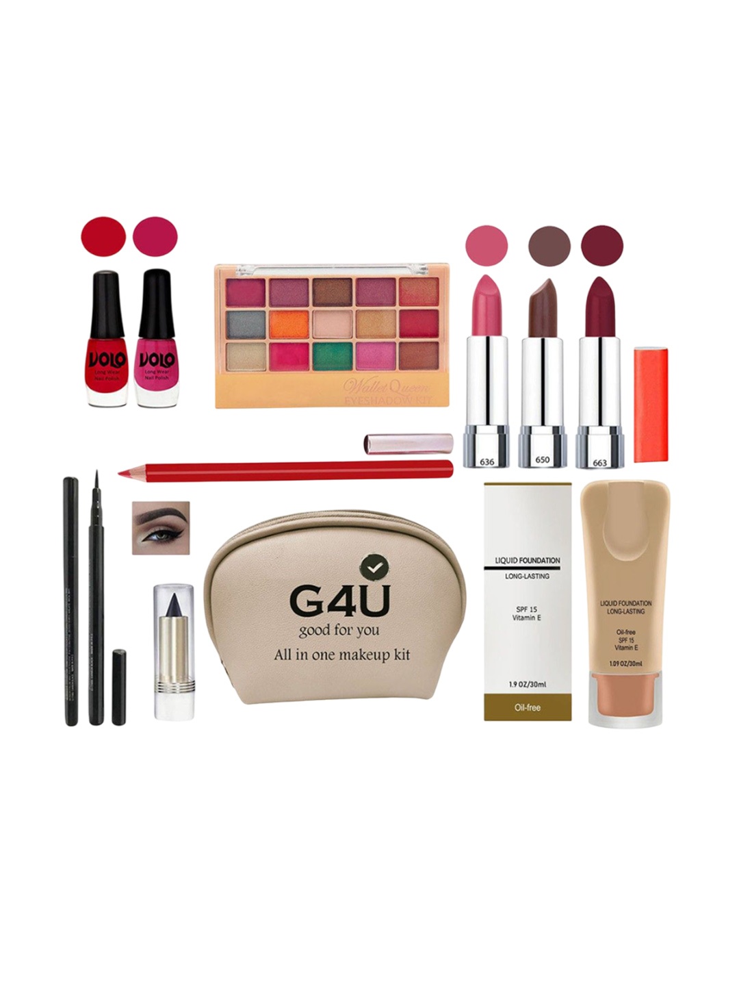 

G4U All in one makeup kit 24012021A20, Multi