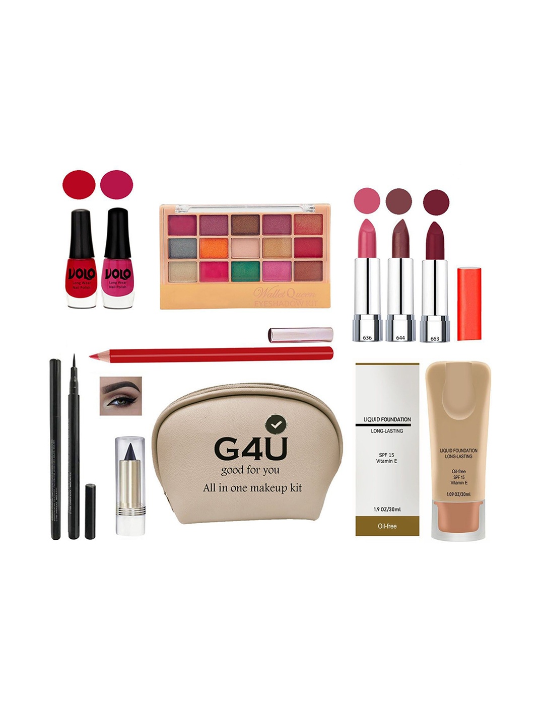 

G4U All in one makeup kit 20J2021A34, Multi