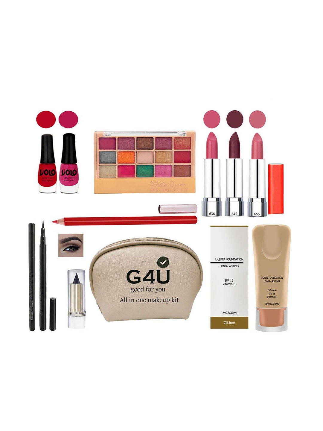 

G4U All in one makeup kit 21012021A23, Multi