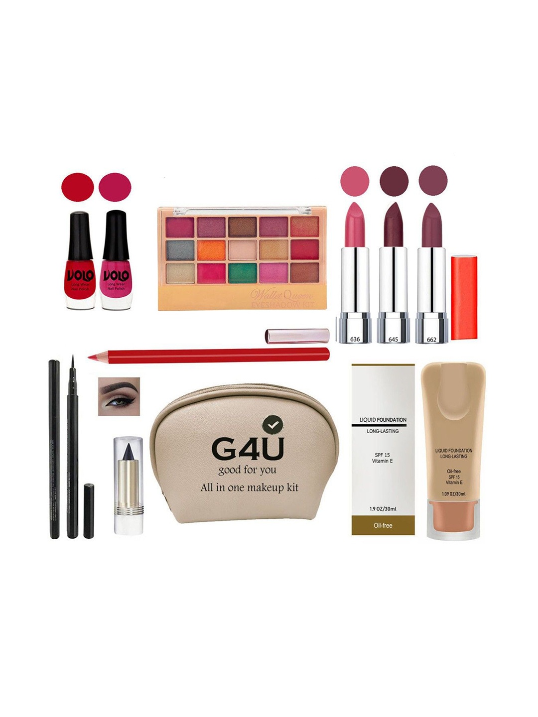 

G4U All in one makeup kit 21012021A19, Multi