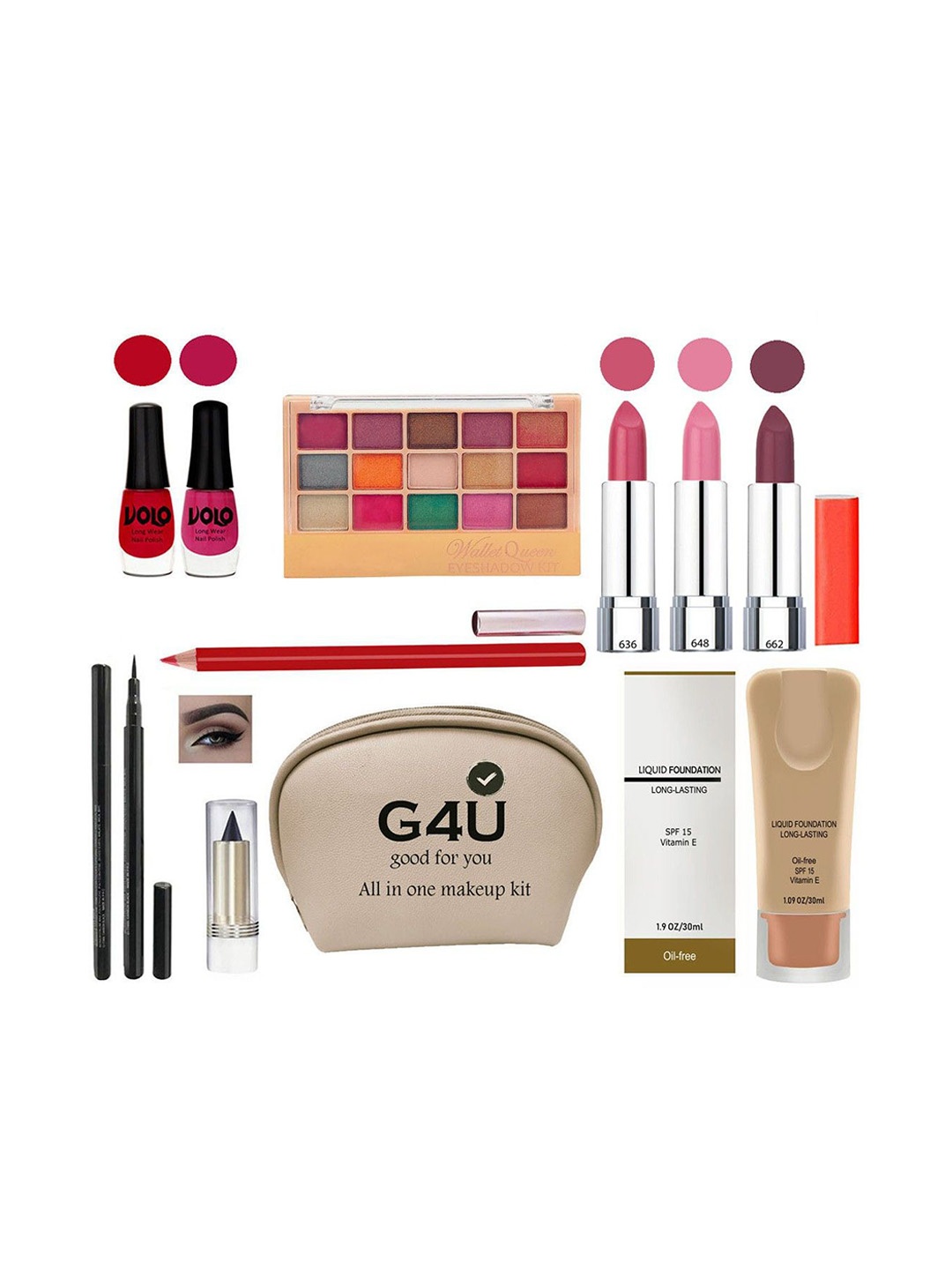 

G4U All in one makeup kit 21012021A76, Multi