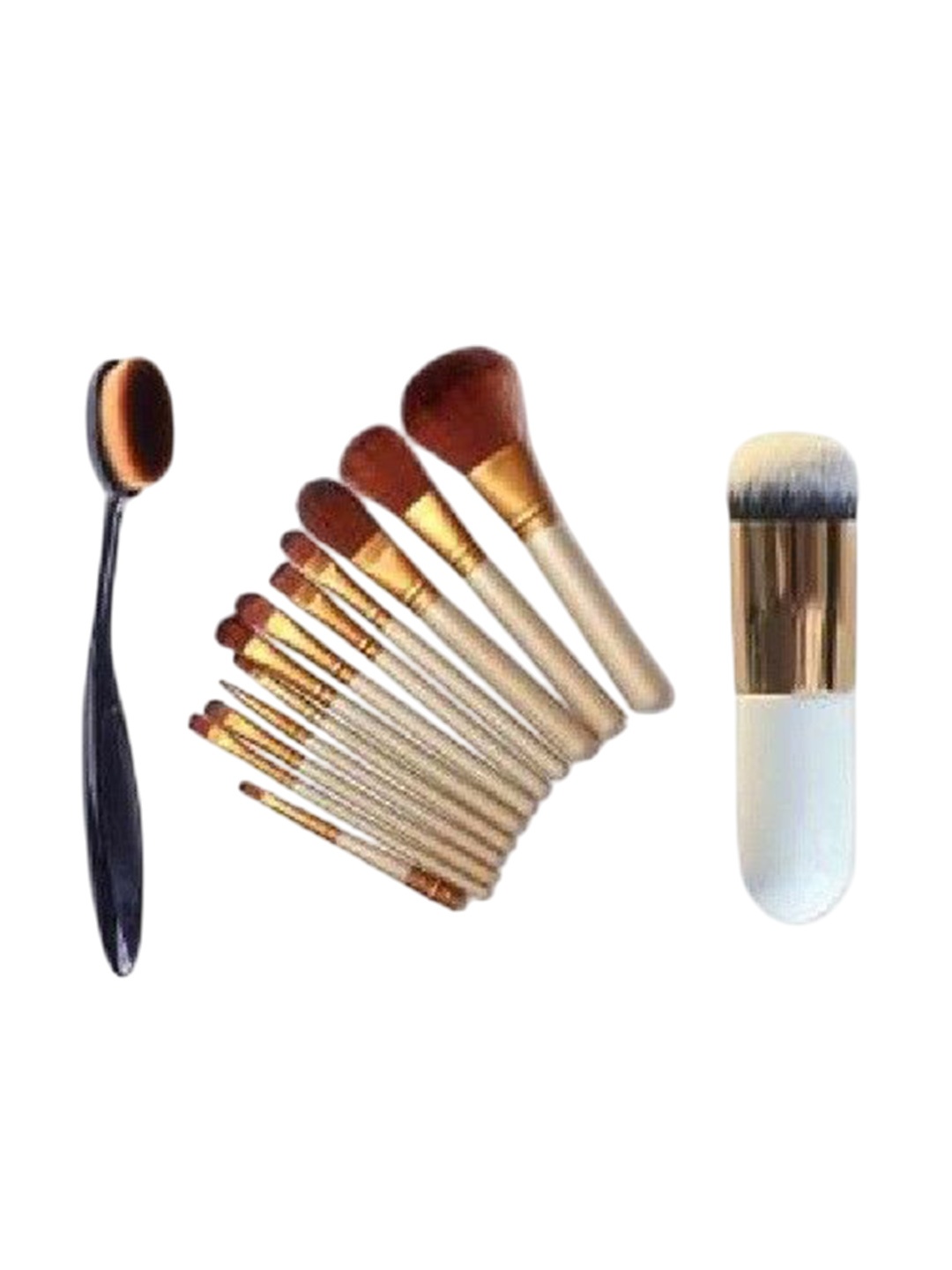 

Lenon Set Of 14 Oval & Naked Brush, White