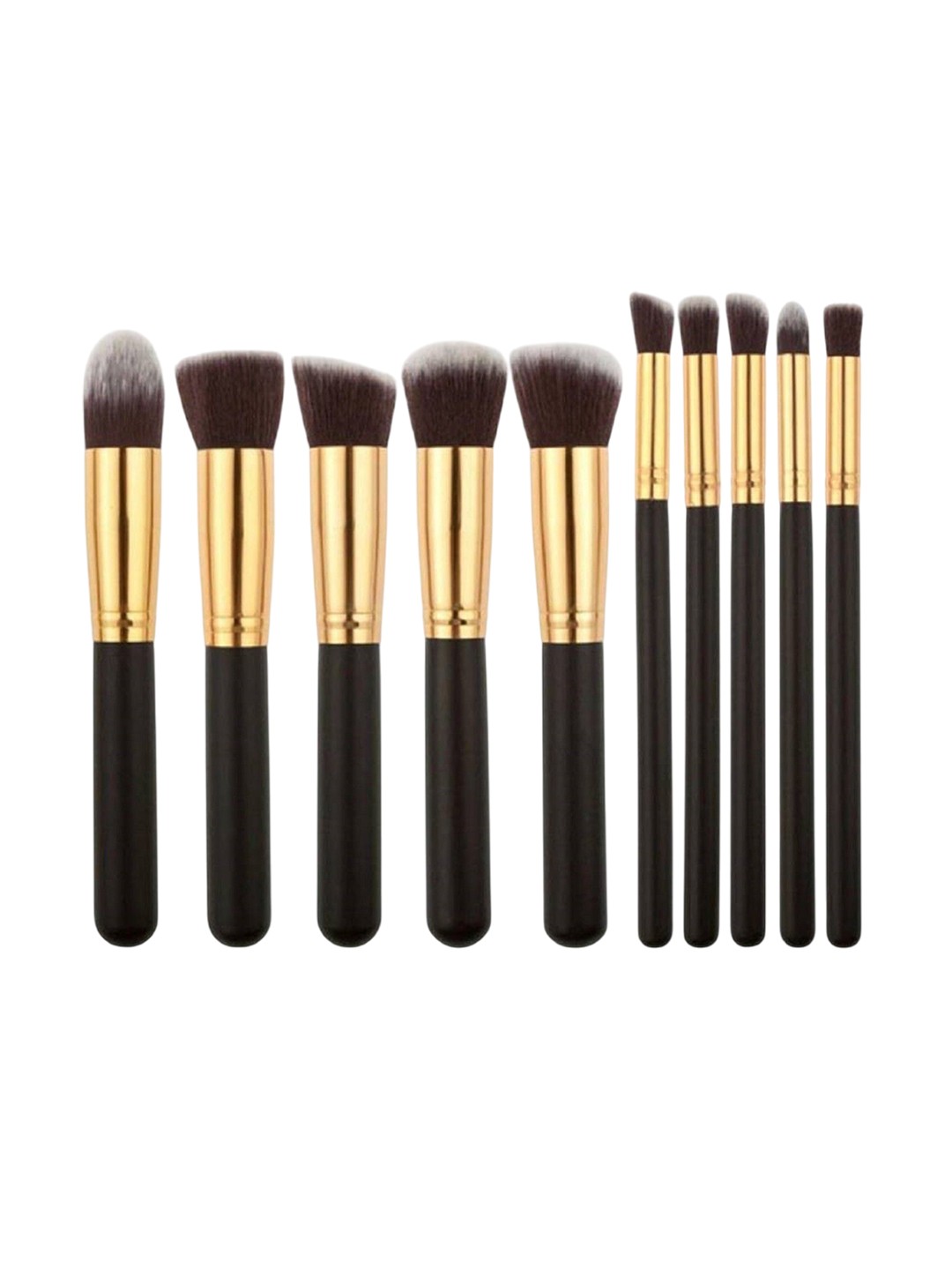 

Lenon Set Of 11 Soft Bristle Makeup Brushes - Black