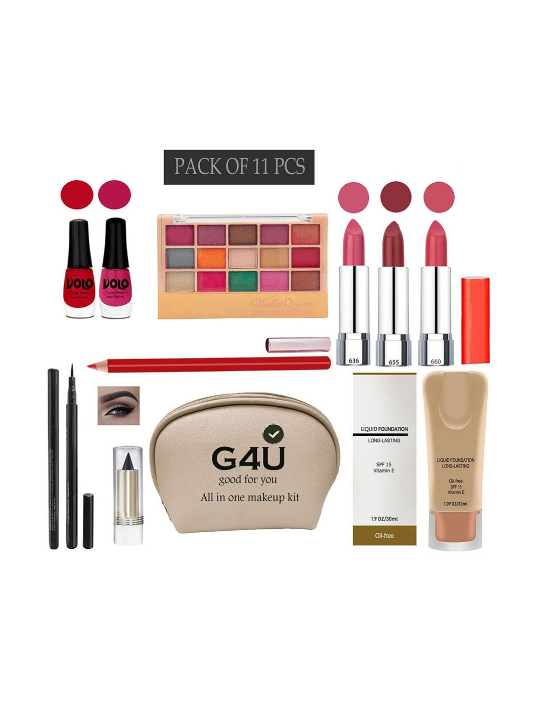 

G4U All in one makeup kit 24012021A69, Multi