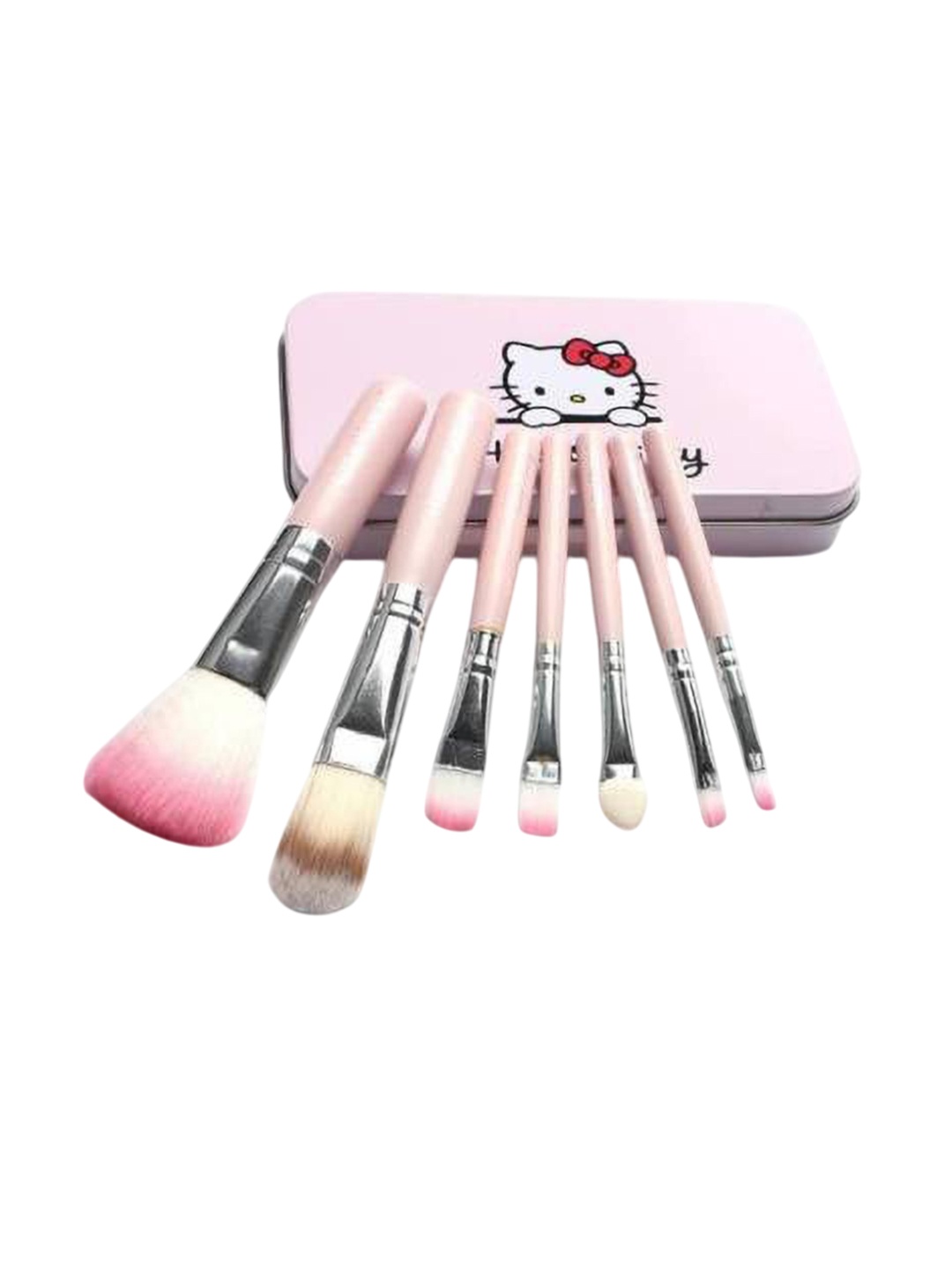 

Lenon Set Of 7 Soft Bristle Makeup Brushes - Pink