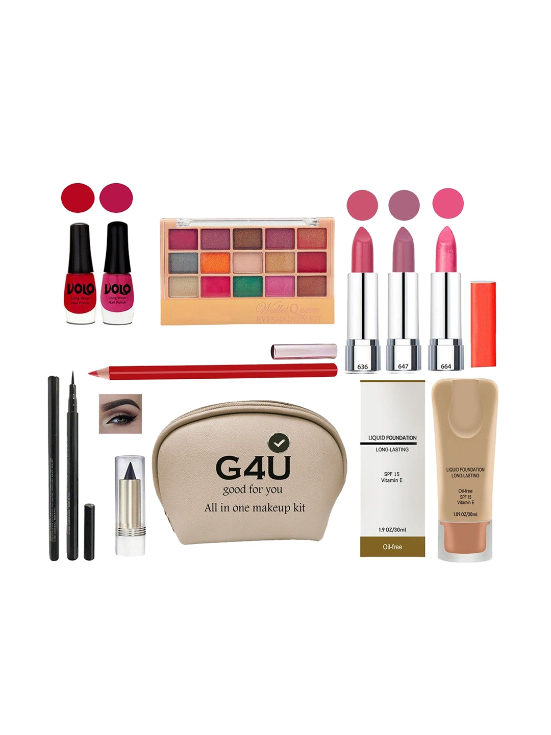 

G4U All in one makeup kit 21012021A60, Multi