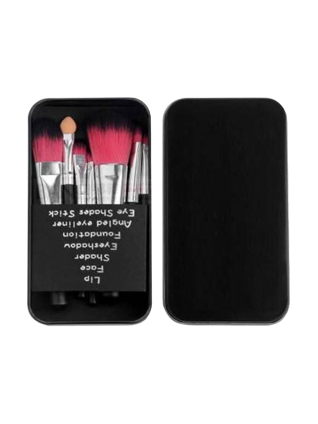 

Lenon Set Of 7 Soft Bristle Makeup Brushes - Black