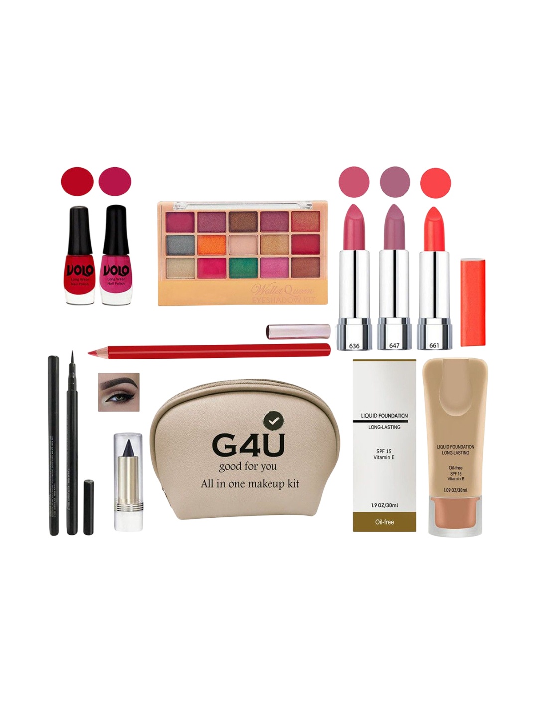 

G4U All in one makeup kit 21012021A57, Multi