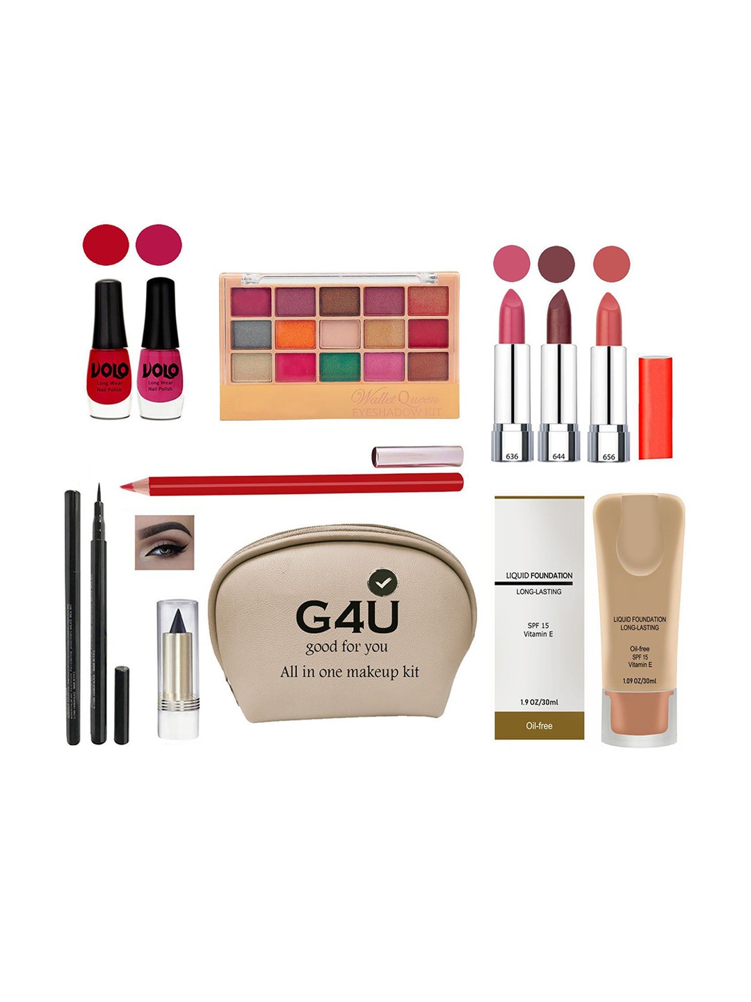 

G4U All in one makeup kit 15J2021A83, Multi