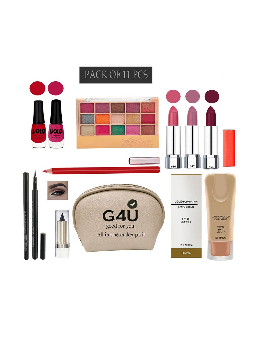 

G4U All in one makeup kit 21012021A50, Multi