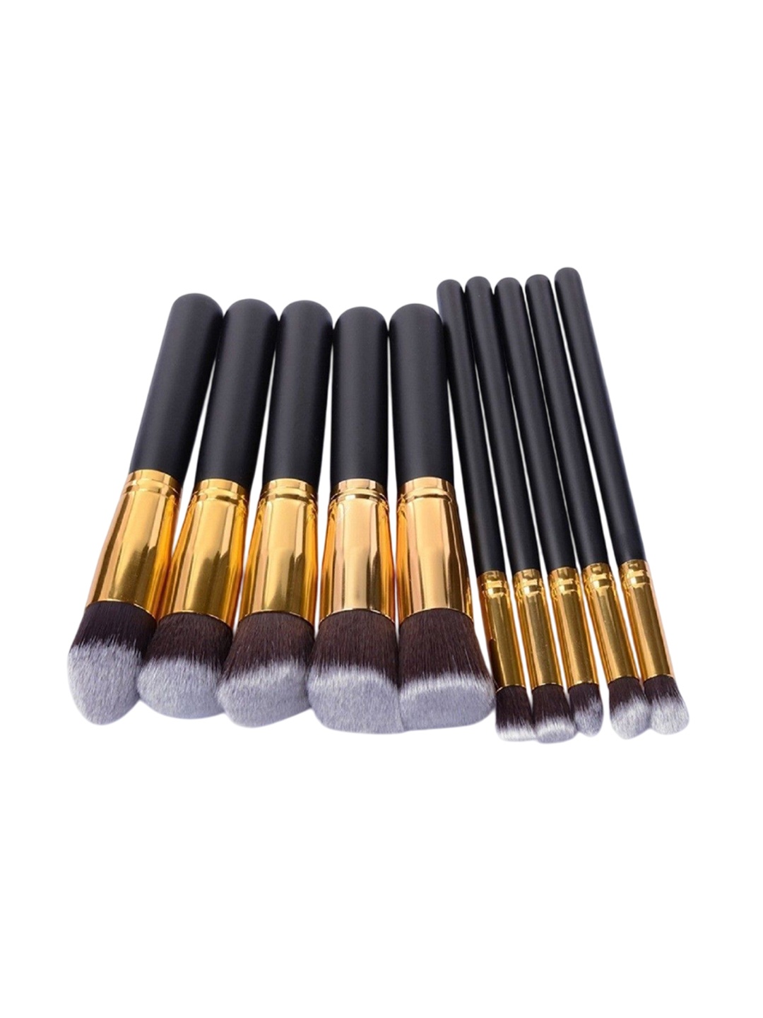 

Lenon Set Of 10 Soft Bristle Makeup Brushes - Black