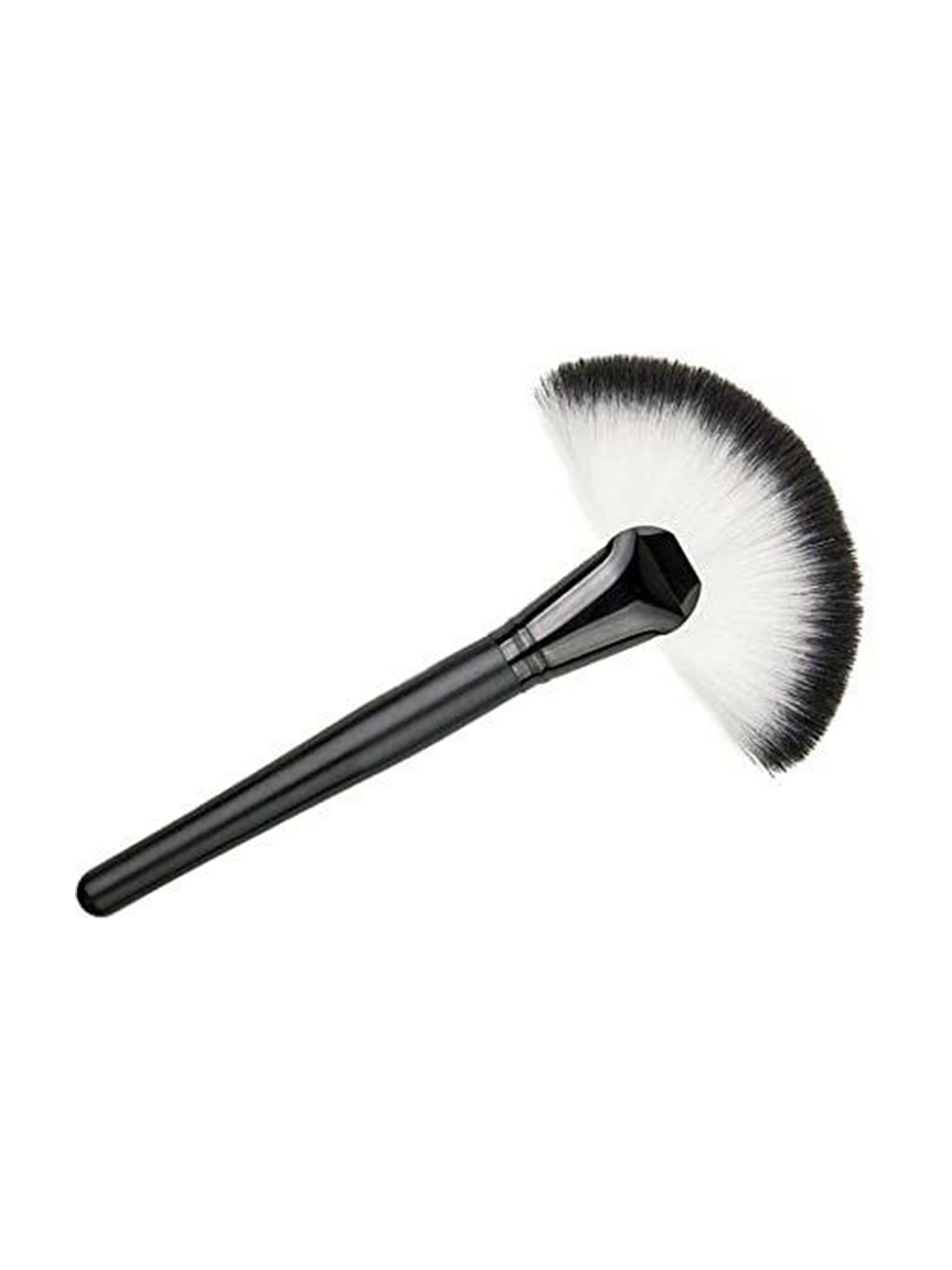 

Lenon Soft Bristle Fan Makeup Brush - Black