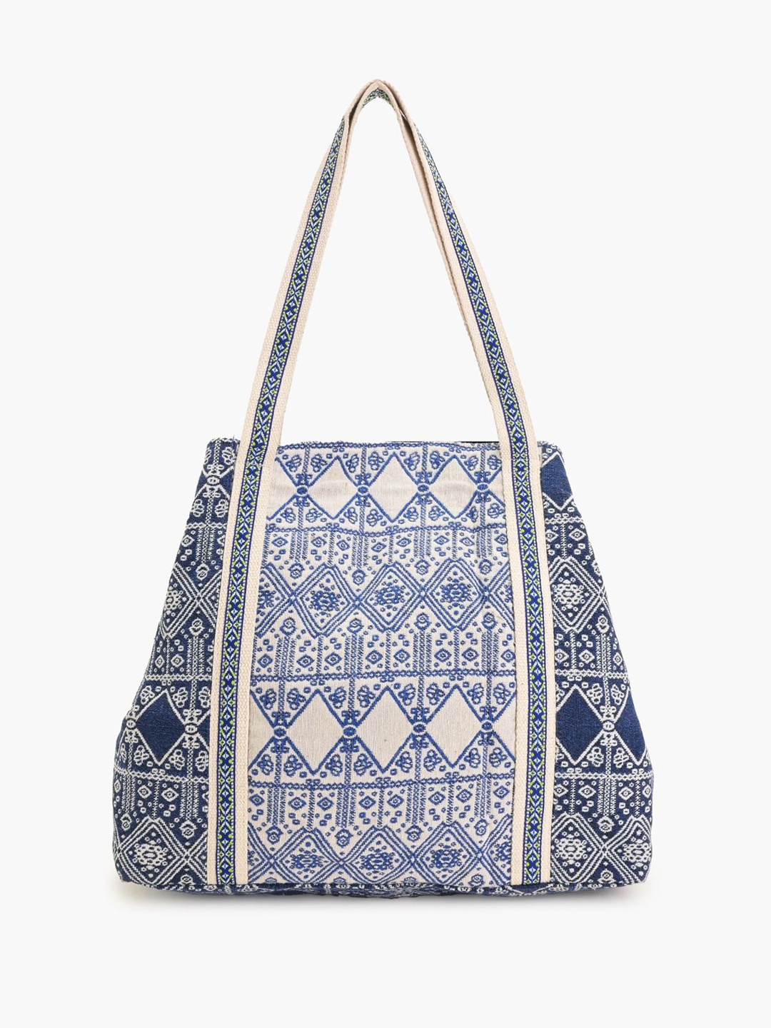 

Anouk Shopper Shoulder Bag with Tasselled, Blue