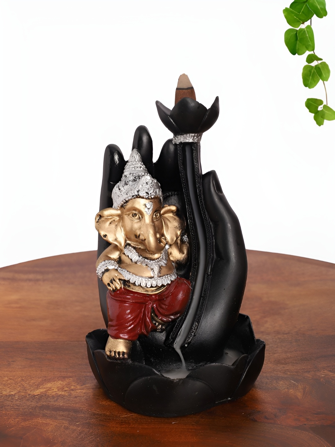 

INTERNATIONAL GIFT Red Religious Idol Showpiece