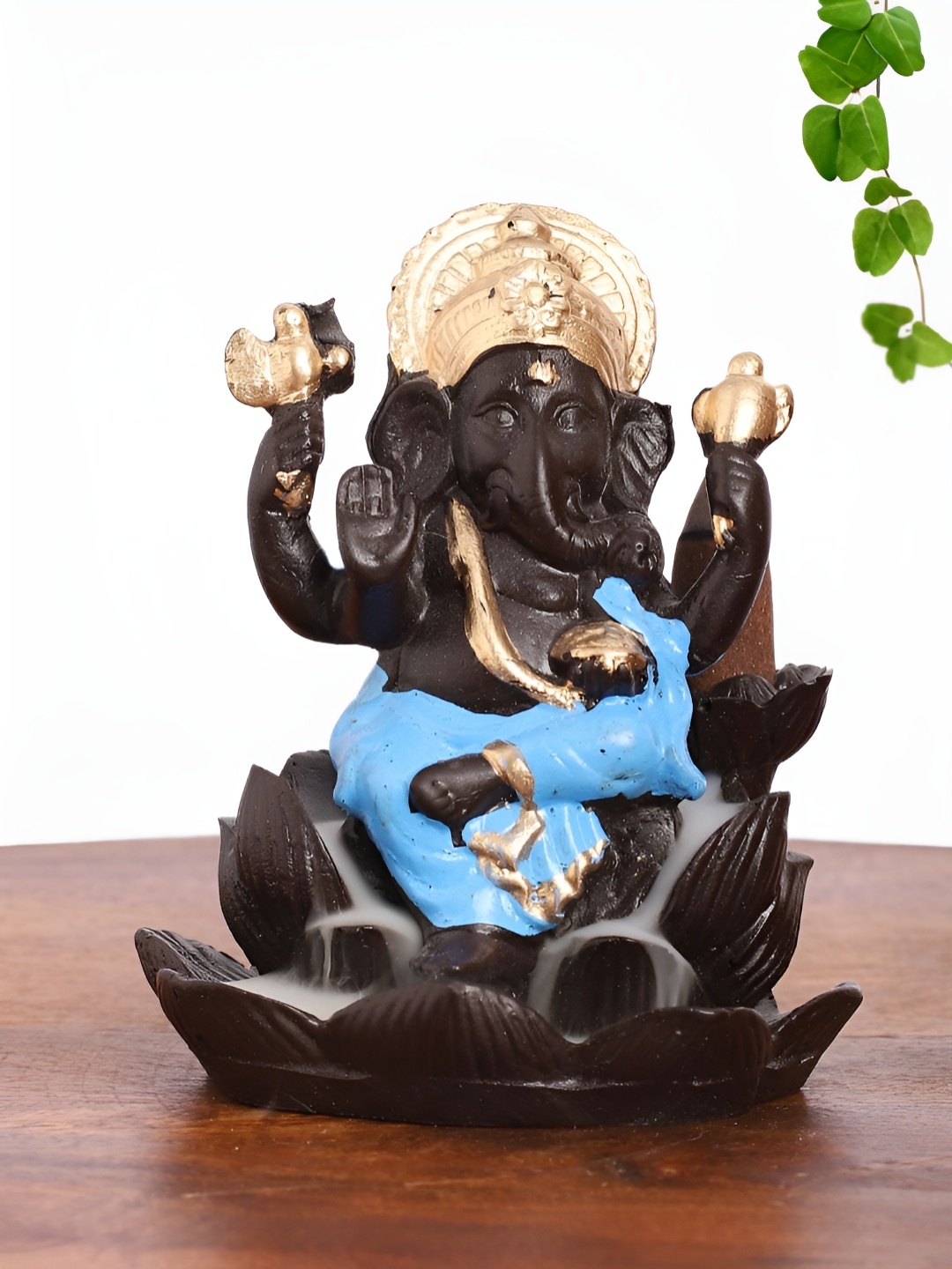 

INTERNATIONAL GIFT Blue Religious Idol Showpiece