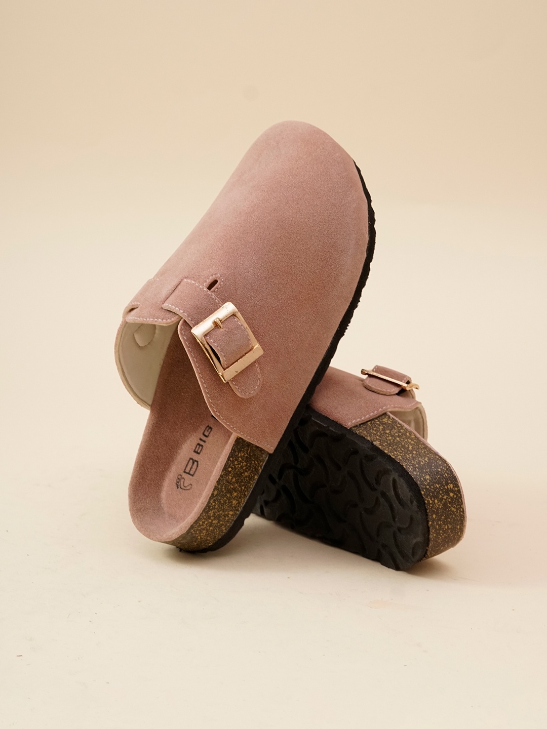 

Big Fox Women Mules Flats, Pink