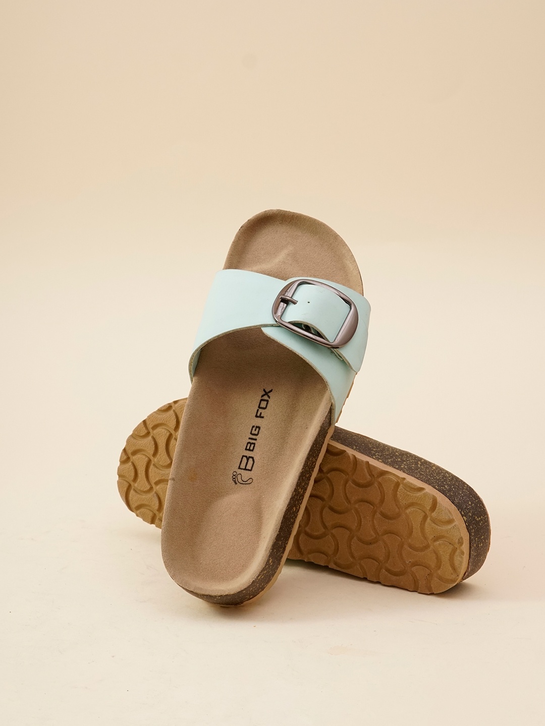 

Big Fox Women Open Toe Flats, Green