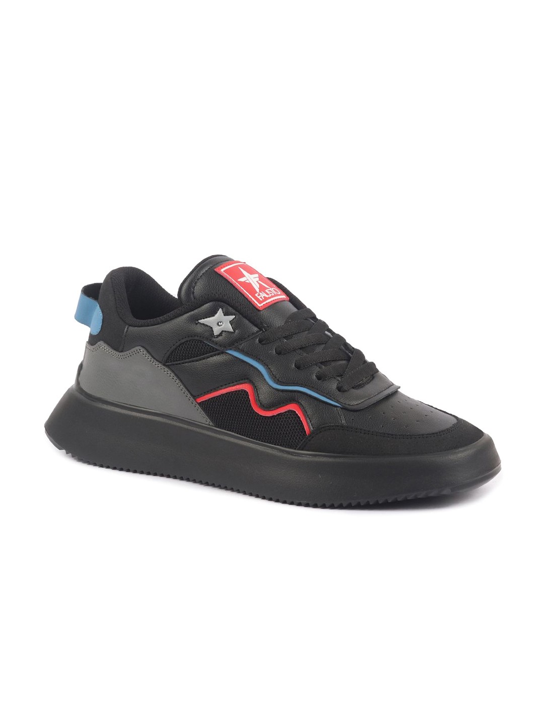 

FAUSTO Men Lightweight Sneakers, Black