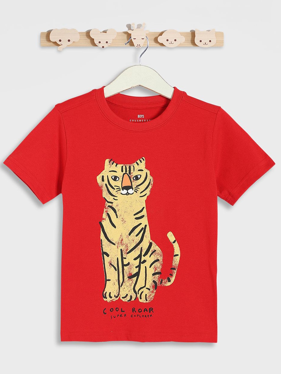 Juniors by Babyshop Boys Printed T-shirt, Red