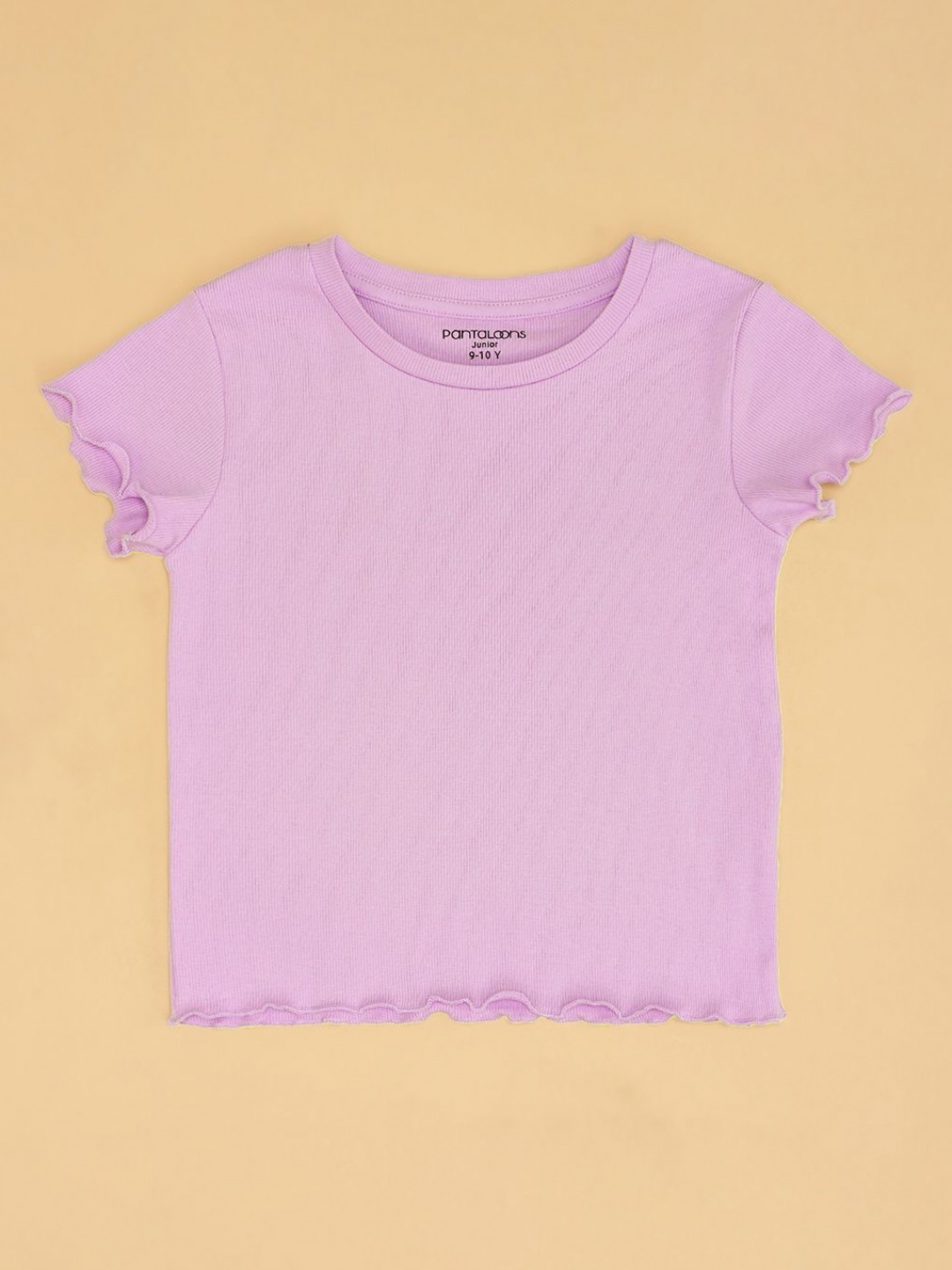 

Pantaloons Junior Girls Solid Top, Lavender