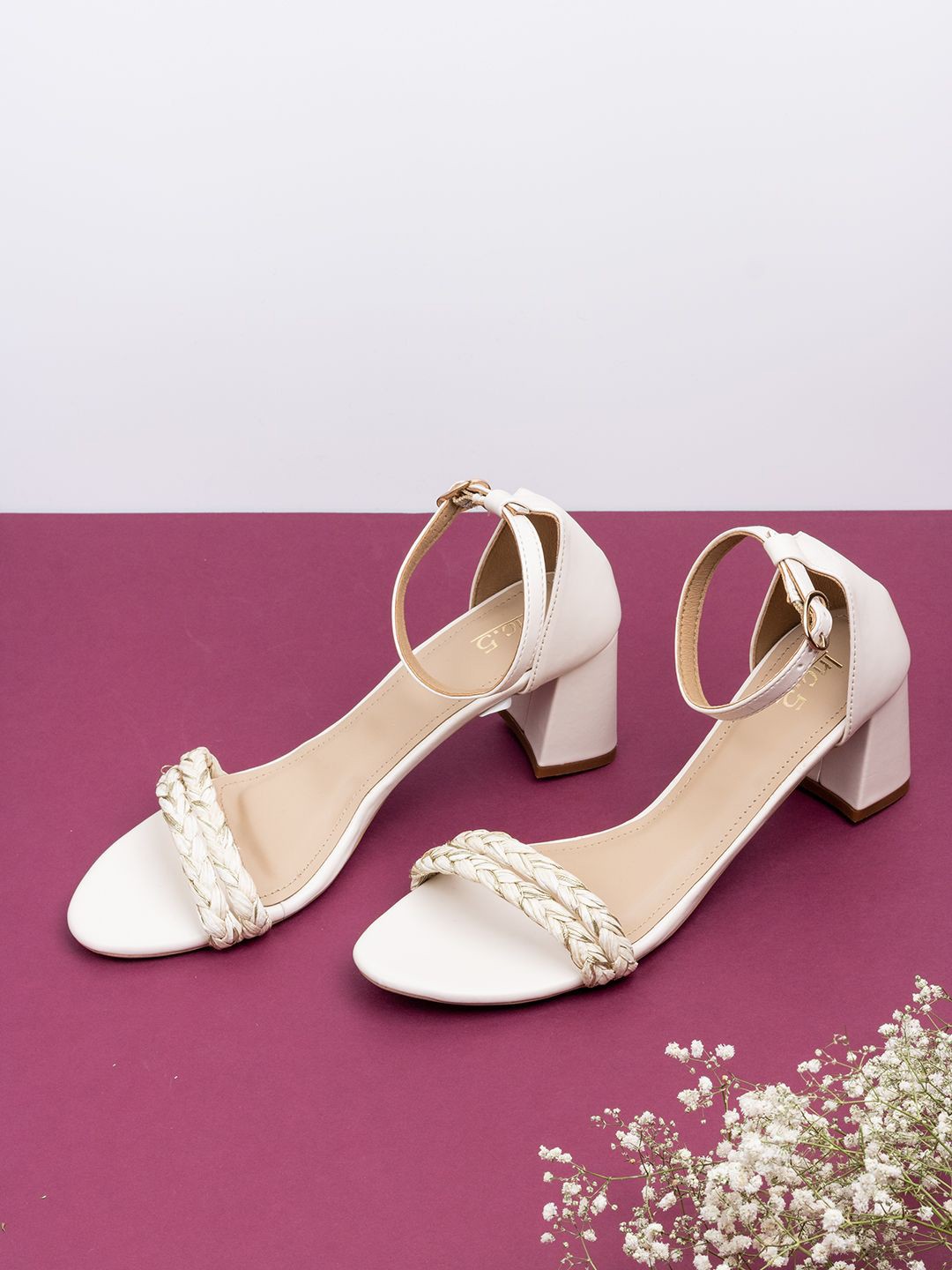 

Inc 5 Party Block Sandals, Cream