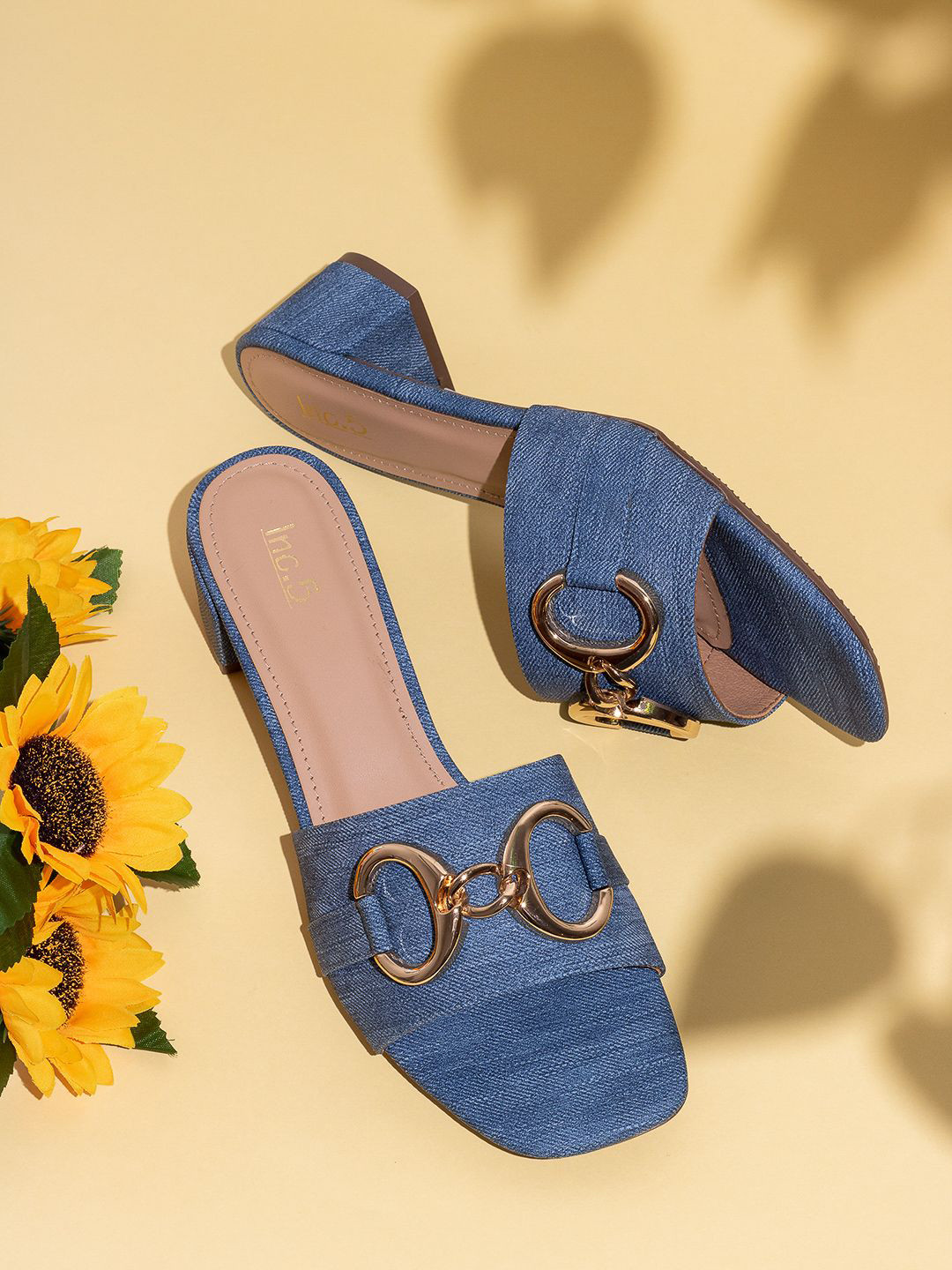 

Inc 5 Party Block Sandals, Blue