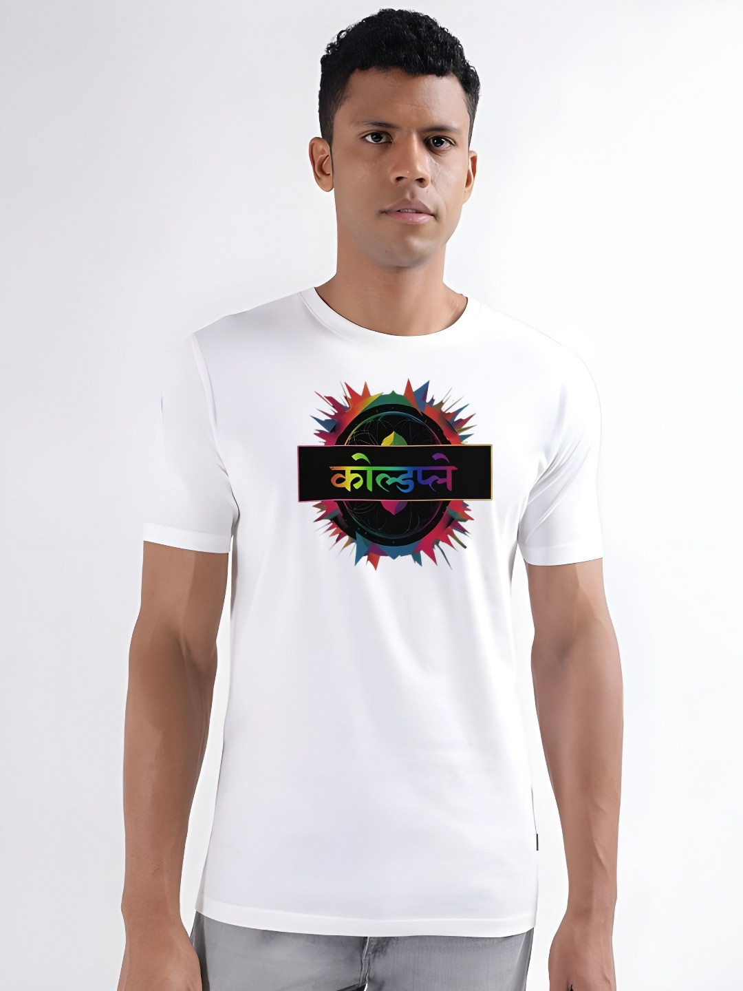 

KAIDO Men Printed T-shirt, White