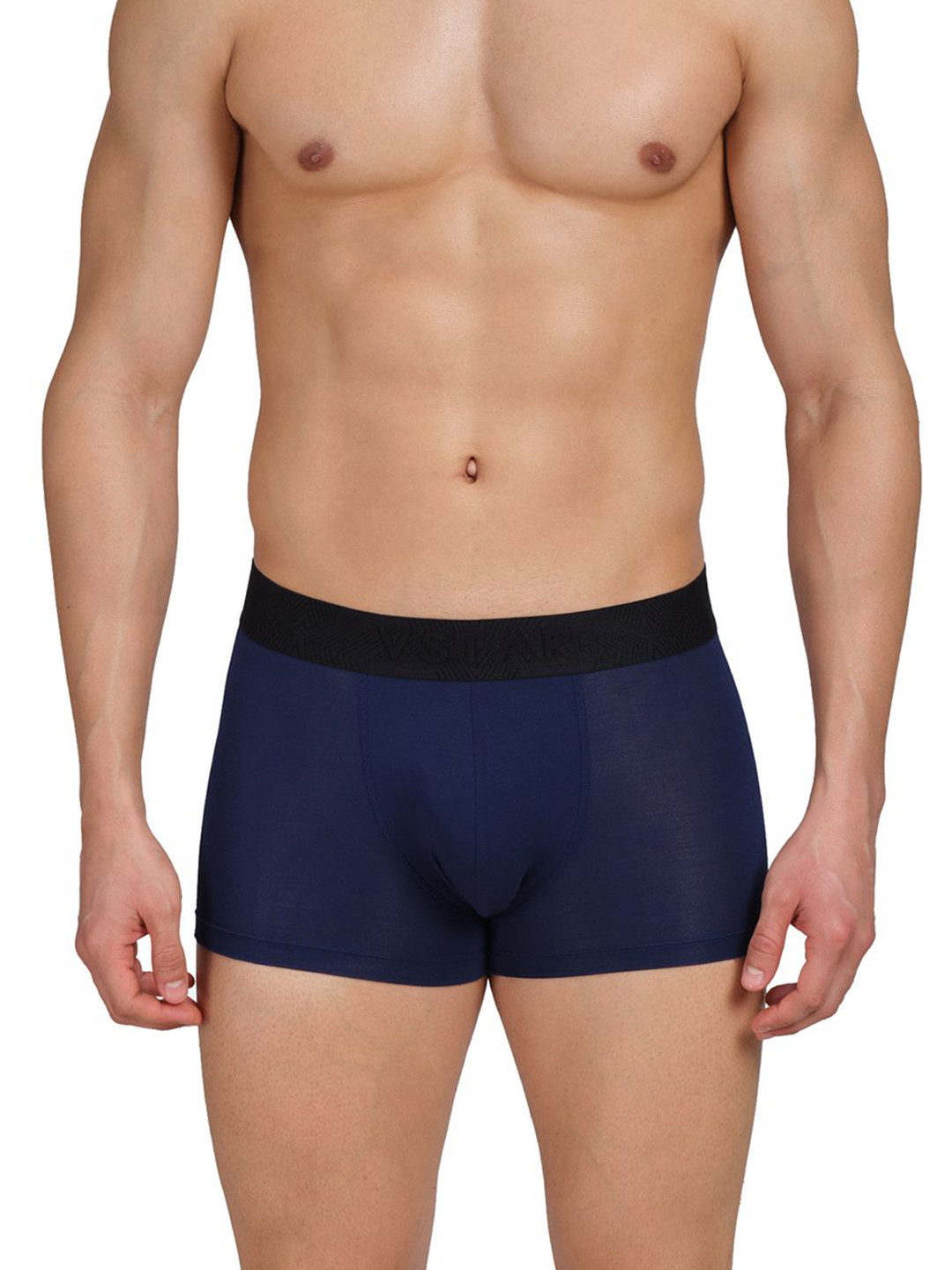 

VStar Men Mid-Rise Short Trunk CB 01-DEEP_NAVY, Navy blue