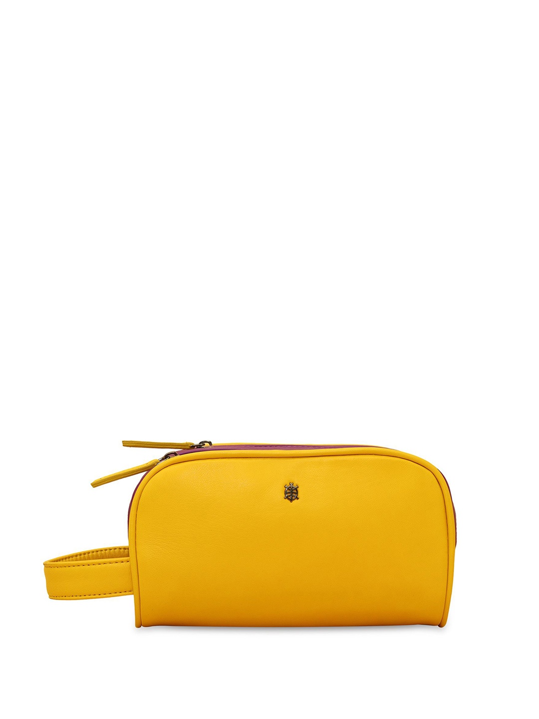 

Tortoise Leather Unisex Waist Pouch, Yellow