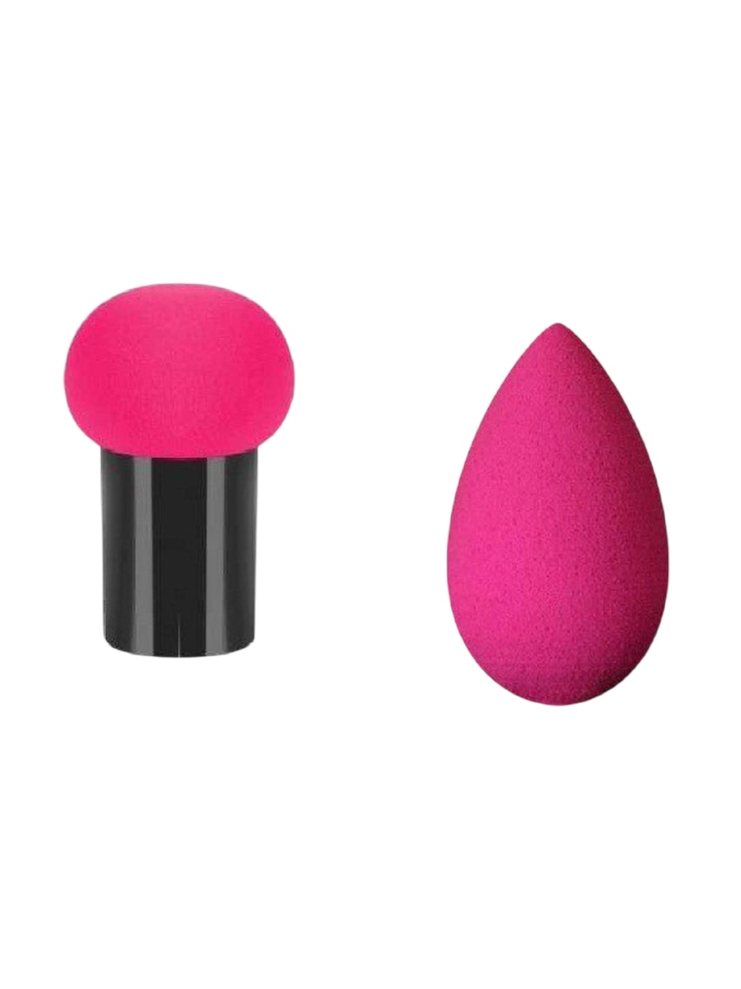 

Lenon Set Of 2 Mashroom Puff & Oval Shape Makeup Blender, Pink