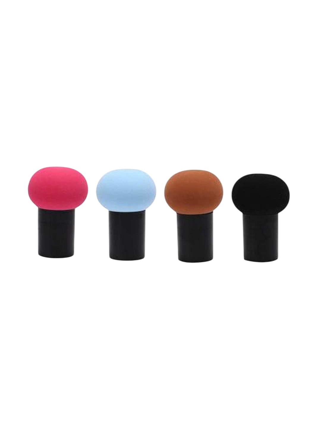 

Lenon Set Of 4 Washable Mushroom Puffs, Pink