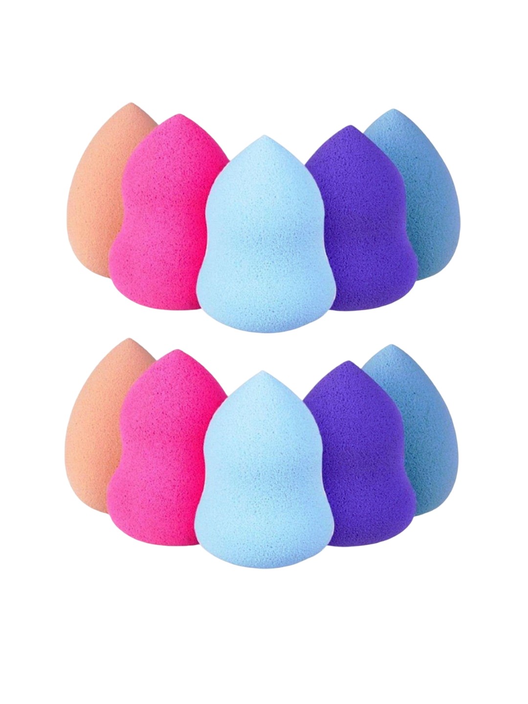 

Lenon Set Of 10 Washable Makeup Blender Sponge, Pink