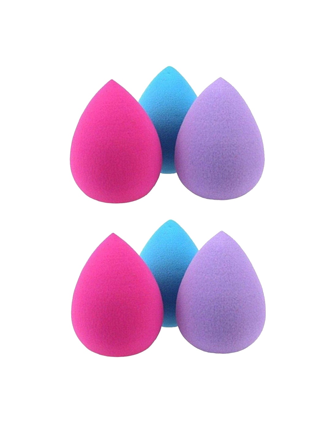 

Lenon Set Of 6 Beauty Foundation Cream Blender Sponges, Blue