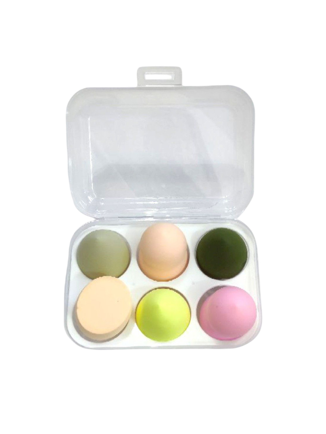 

Lenon Set Of 6 Washable Makeup Blender With Storage Box, Yellow