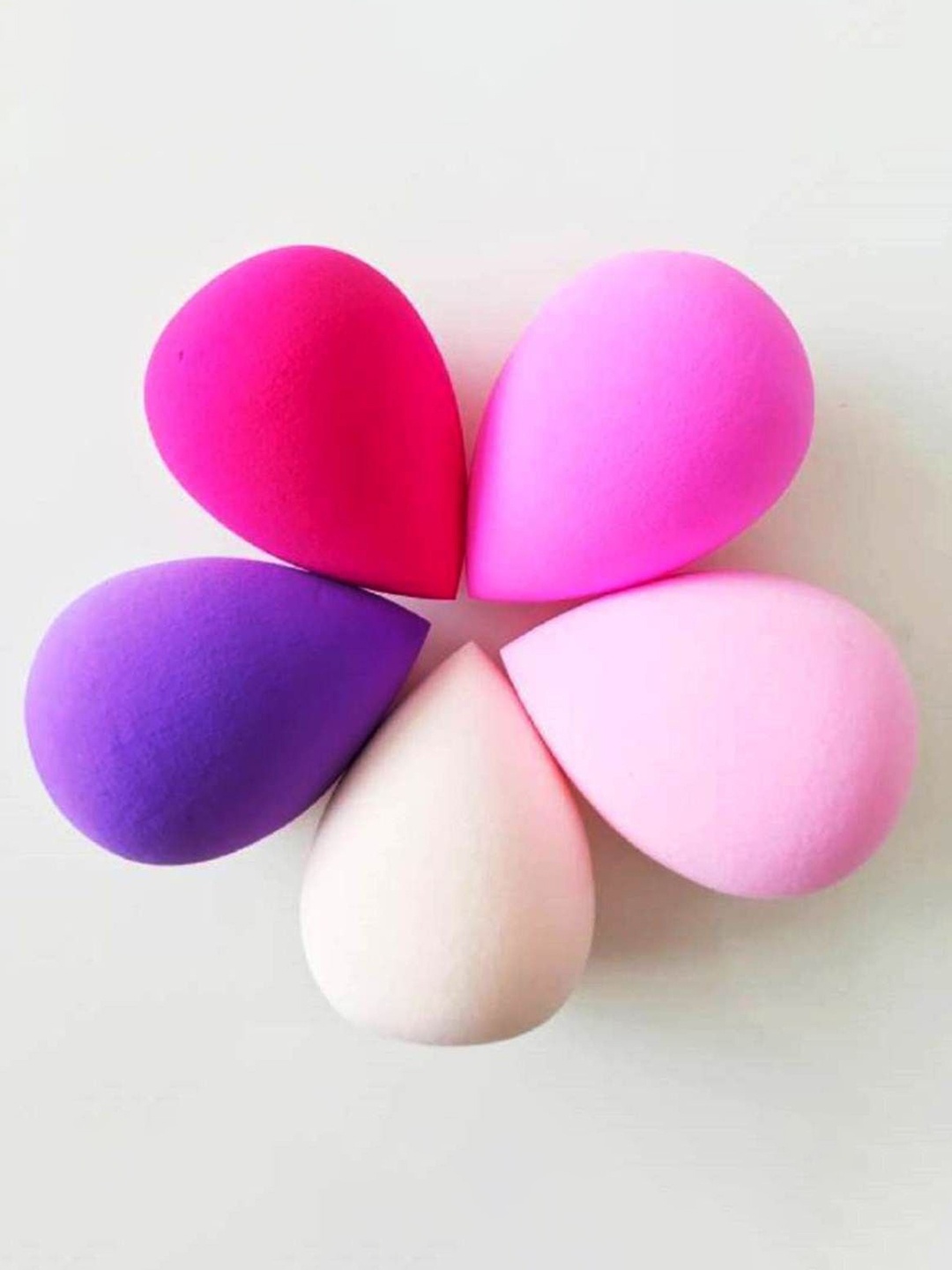 

Lenon Set Of 5 Washable Makeup Blender Sponges, Pink