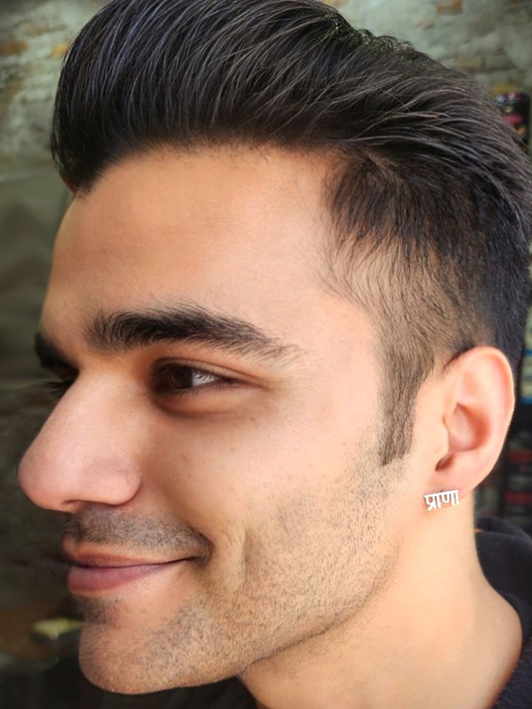 

The Roadster Lifestyle Co. Men 925 Sterling Silver-Plated Classic Shaped Stud