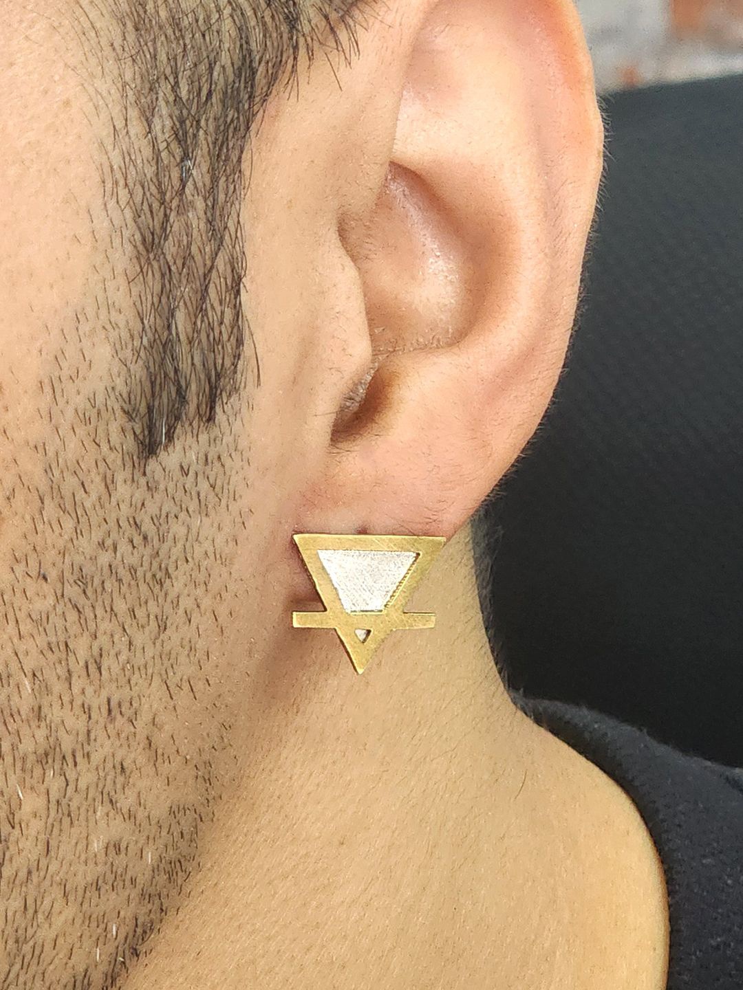 

The Roadster Lifestyle Co. 925 Sterling Silver Triangular Shaped Stud