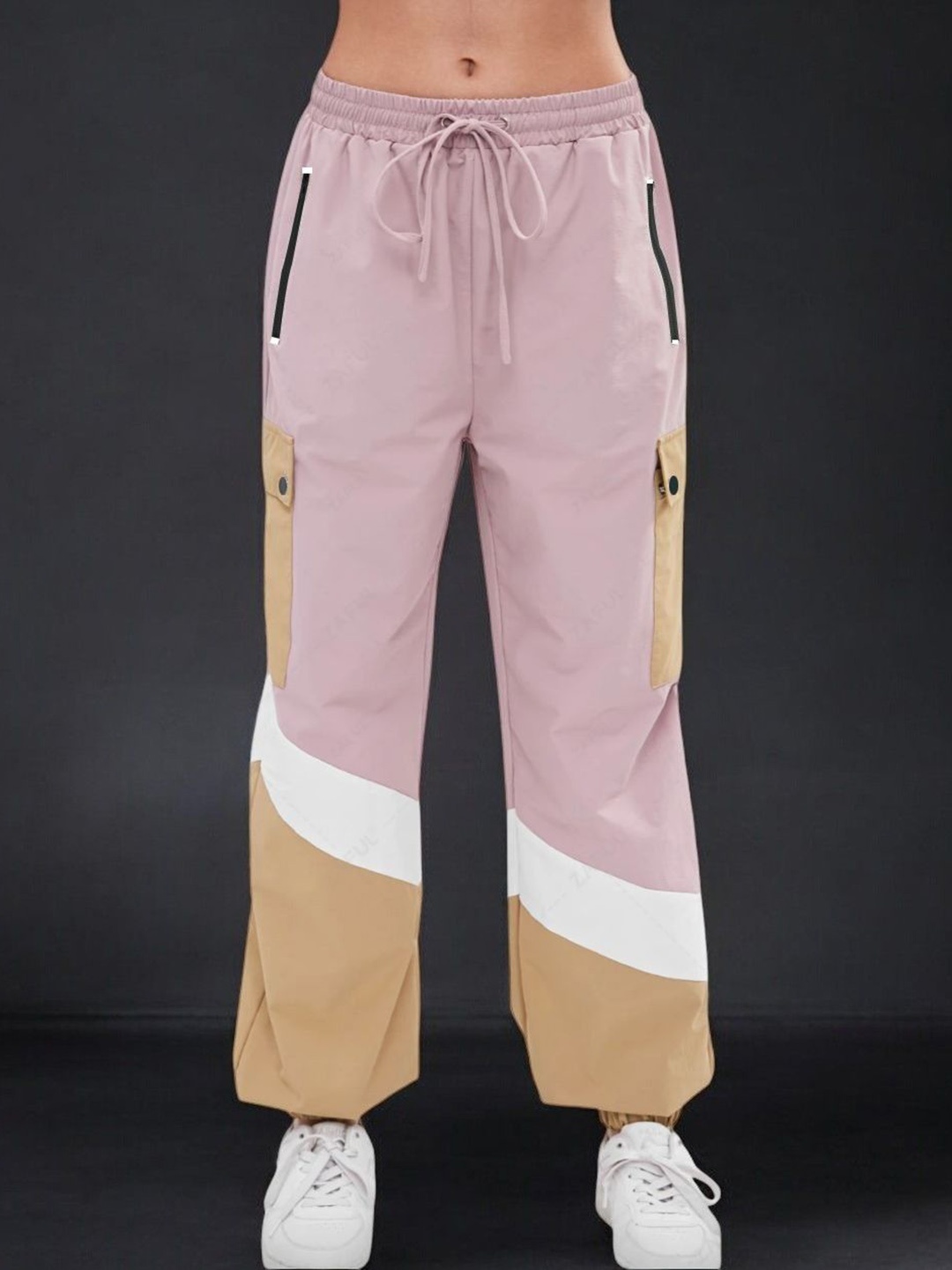 

TABADTOD Women Relaxed Loose Fit Joggers Trousers, Pink