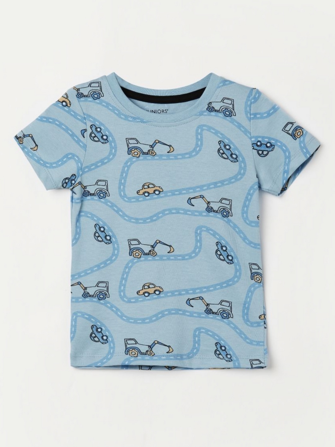 

Juniors by Lifestyle Boys Printed Extended Sleeves Applique T-shirt, Blue