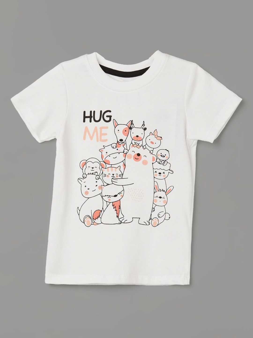 

Juniors by Lifestyle Boys Graphic Printed Round Neck Cotton T-shirt, White